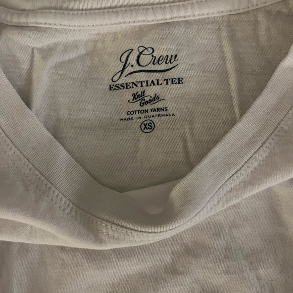 J Crew white cotton T-shirt size XS - Picture 3 of 5